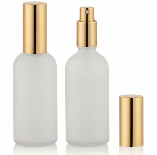 Frosted Glass Spray Bottles 2