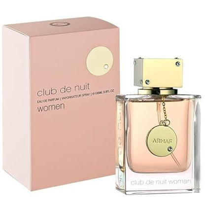 Armaf Club De Nuit Women's Perfume 3.6 oz Gourmand Scented Eau De Parfum, Fresh Notes