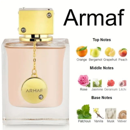 Armaf Club De Nuit Women's Perfume 3.6 oz Gourmand Scented Eau De Parfum, Fresh Notes