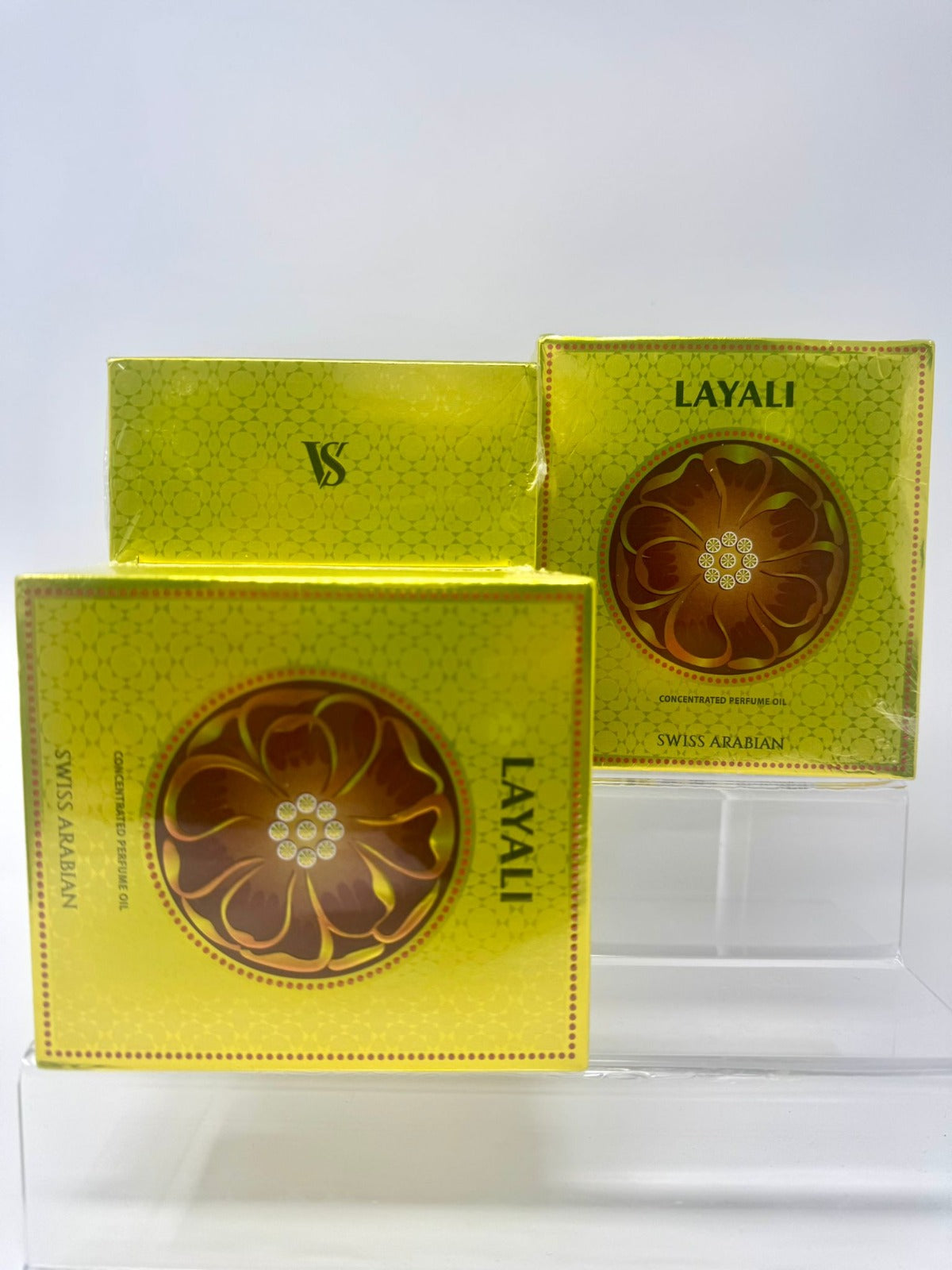 Layali Floral Elegance Swiss Perfume Oil - 3-in-1 Essential Oil Concentrated Fragrance with Exotic Oriental Scents